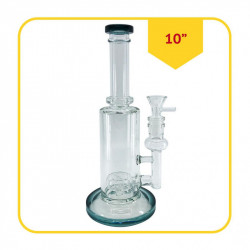 WPHG216 - BONG DE VIDRIO CON MOUTHPIECE DE COLOR Y PERCOLADOR MATRIX - 10_