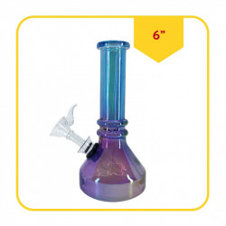 WPHG245 - BONG DE VIDRIO ESTILO BEAKER CON VIDRIO IRIDISCENTE - 6_