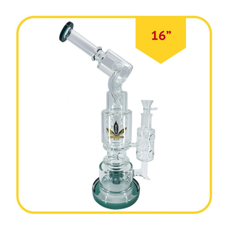 WPPC42 - BONG DE VIDRIO ESTILO TELESCOPIO CON ICE CATCHER - 16_