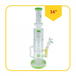 WPPC38 - BONG DE VIDRIO CON SHOWERHEAD Y PERCOLADOR HONEYCOMB - 16_