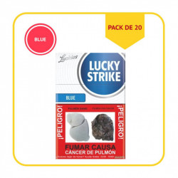 LS-BLUE-20 - Paquete de 20 Cigarrillos Lucky Strike Blue