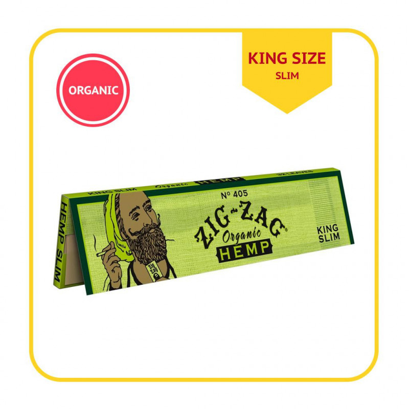 ZIG ZAG ORGANIC KING SIZE SLIM